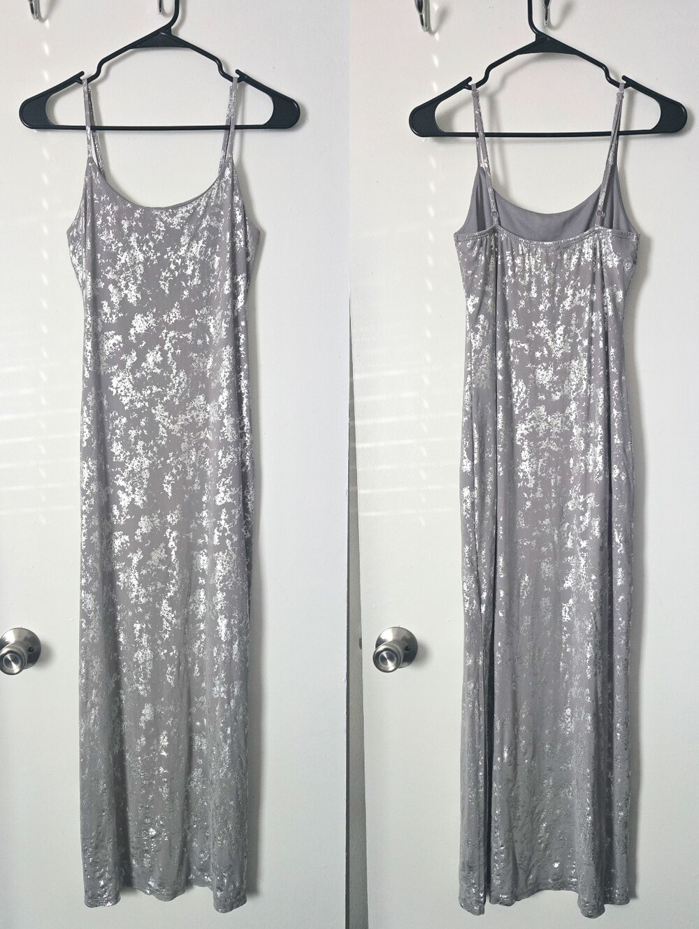 Metallic Maxi Dress